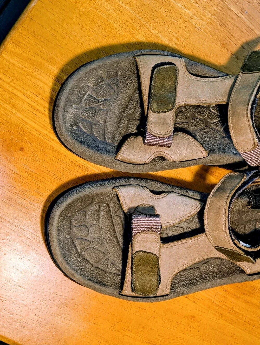 Rockport XCS Sandals Men's 10 Brown Casual Outdoor Summer Hiking Walking Strappy